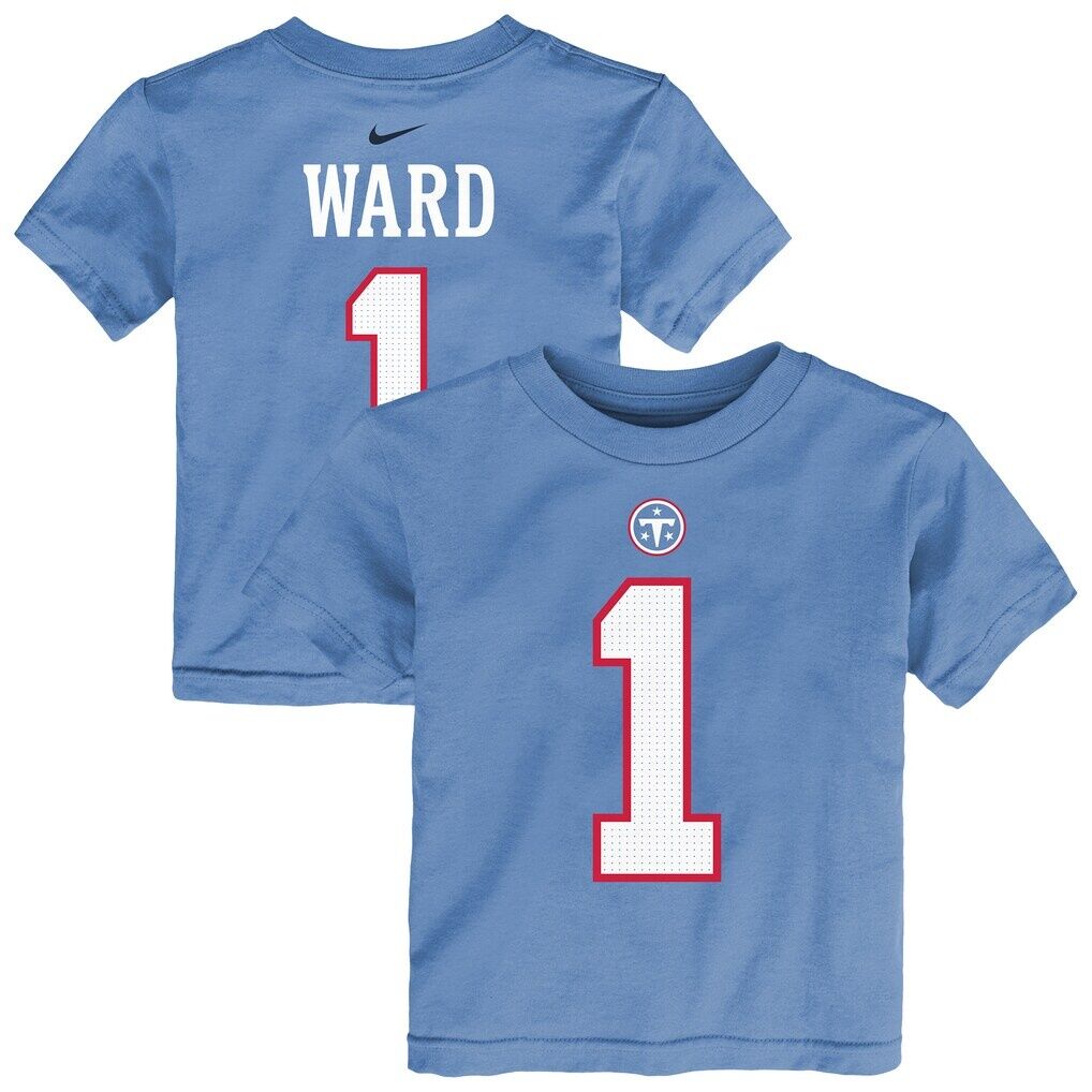 Cameron Ward Tennessee Titans Nike Toddler Player Name & Number T-Shirt - Light Blue