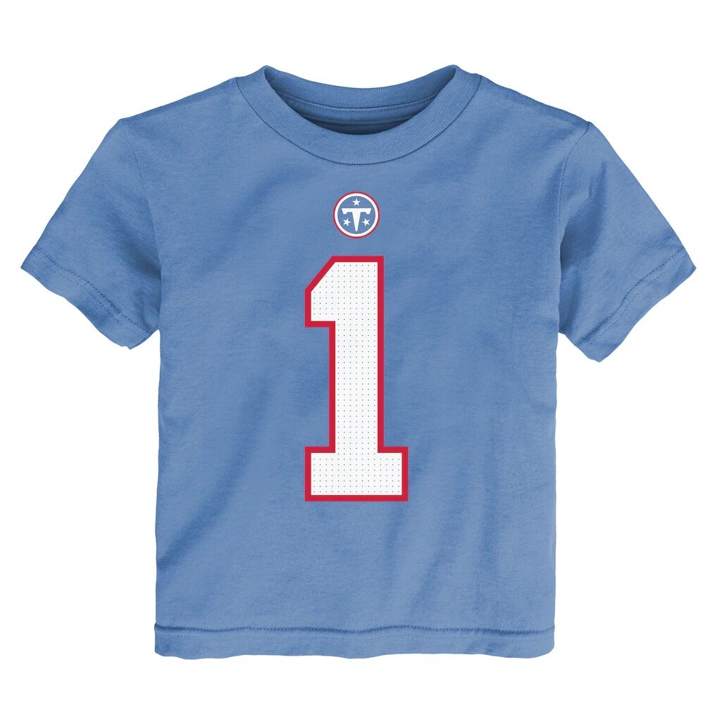 Cameron Ward Tennessee Titans Nike Toddler Player Name & Number T-Shirt - Light Blue