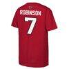 Bijan Robinson Atlanta Falcons Outerstuff Youth Name & Number T-Shirt - Red - Detail View