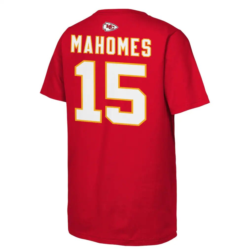 Patrick Mahomes Kansas City Chiefs Outerstuff Youth Name & Number T-Shirt