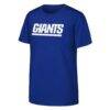 Jaxson Dart New York Giants Outerstuff Youth Name & Number T-Shirt - - Side View