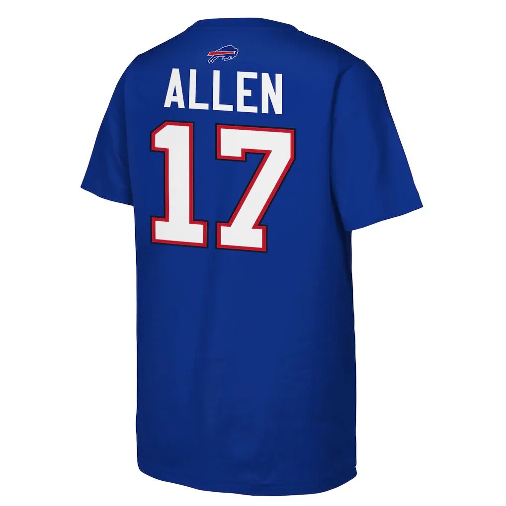 Josh Allen Buffalo Bills Outerstuff Youth Name & Number T-Shirt - Royal