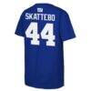 Cam Skattebo New York Giants Outerstuff Youth Name & Number T-Shirt - - Detail View