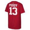 Brock Purdy San Francisco 49ers Outerstuff Youth Name & Number T-Shirt - - Detail View