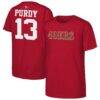 Brock Purdy San Francisco 49ers Outerstuff Youth Name & Number T-Shirt - - Front View
