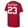 Christian McCaffrey San Francisco 49ers Outerstuff Youth Name & Number T-Shirt - - Detail View
