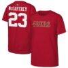 Christian McCaffrey San Francisco 49ers Outerstuff Youth Name & Number T-Shirt - - Front View