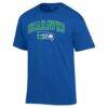 Seattle Seahawks Champion Arch Over Logo T-Shirt - Royal - Side View