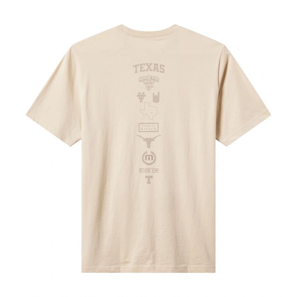 Texas Longhorns TravisMathew College T-Shirt - Tan
