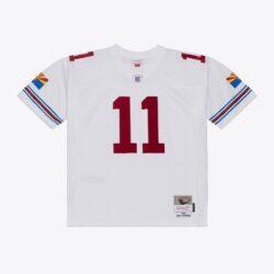 Larry Fitzgerald Arizona Cardinals Mitchell & Ness Big & Tall 2004 Legacy Retired Player Jersey - White - Front View