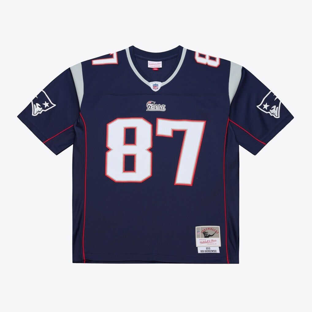 Rob Gronkowski New England Patriots Mitchell & Ness Big & Tall 2010 Legacy Retired Player Jersey