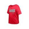 Tampa Bay Buccaneers New Era Girls Youth Flip Sequin Boxy T-Shirt - Red - Alt1