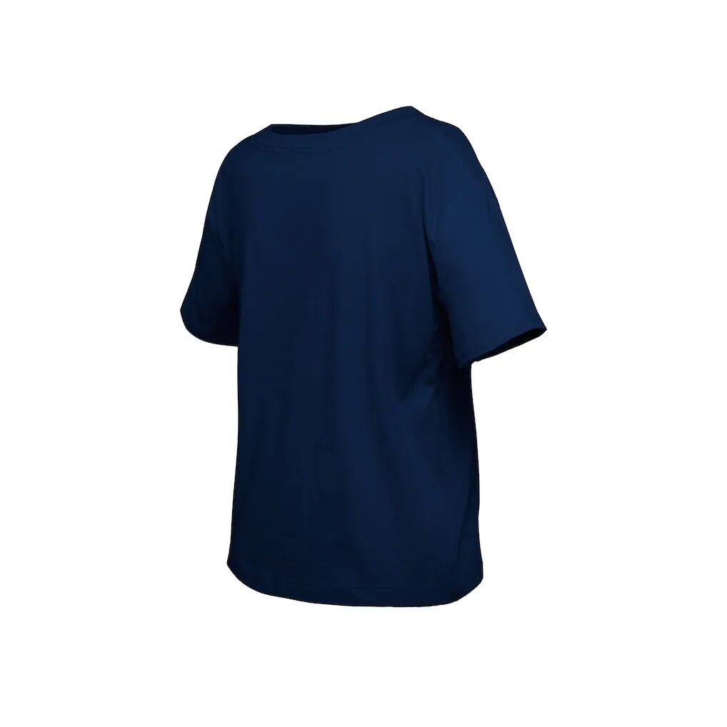 Denver Broncos New Era Girls  Youth Flip Sequin Boxy T-Shirt