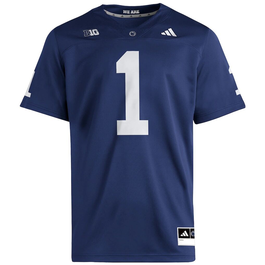 #1 Penn State Nittany Lions adidas Premier Jersey - Home Navy