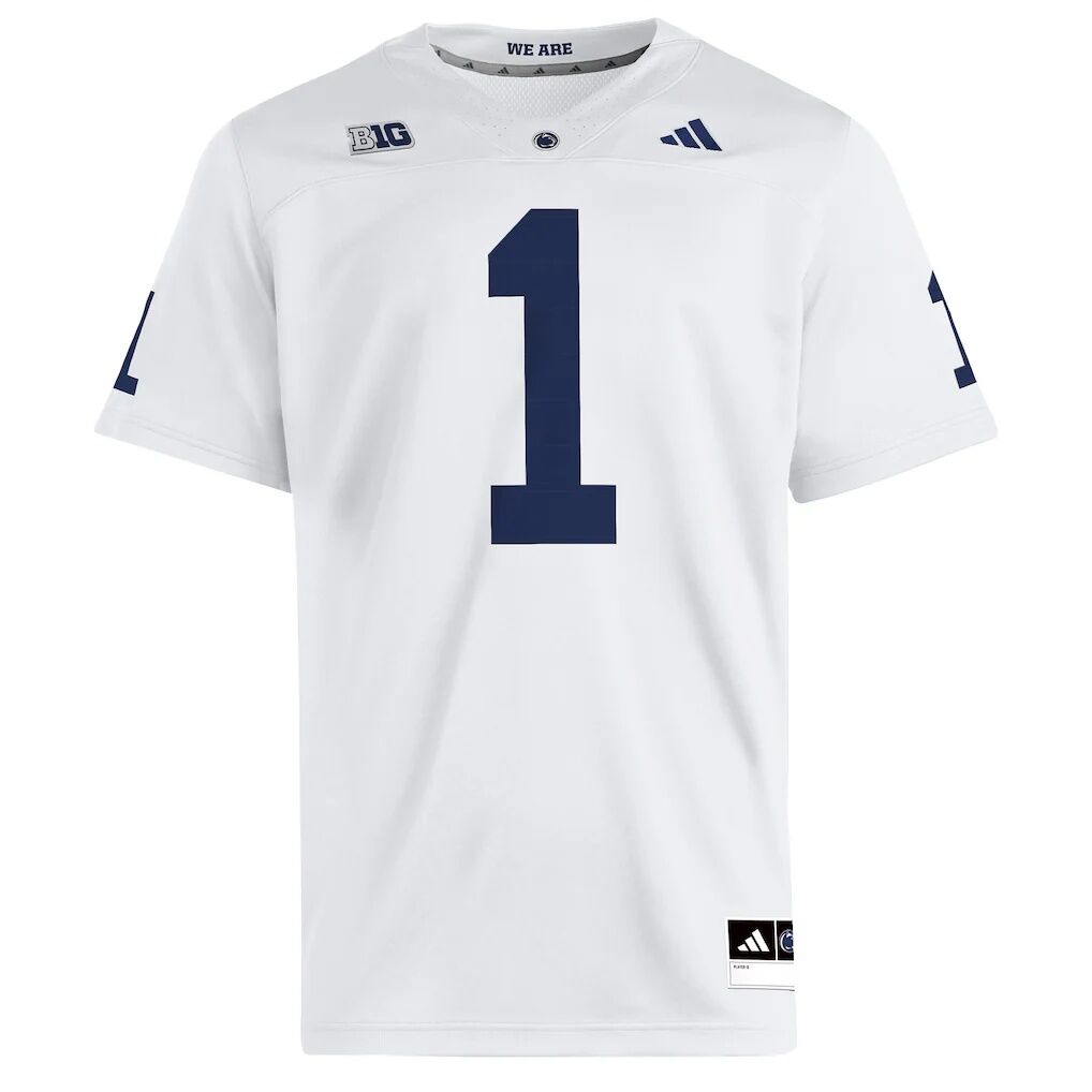 Penn State Nittany Lions adidas Premier Jersey - Away White
