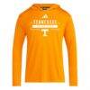 Tennessee Volunteers adidas D4T Long Sleeve Hooded T-Shirt - Tennessee Orange - Side View