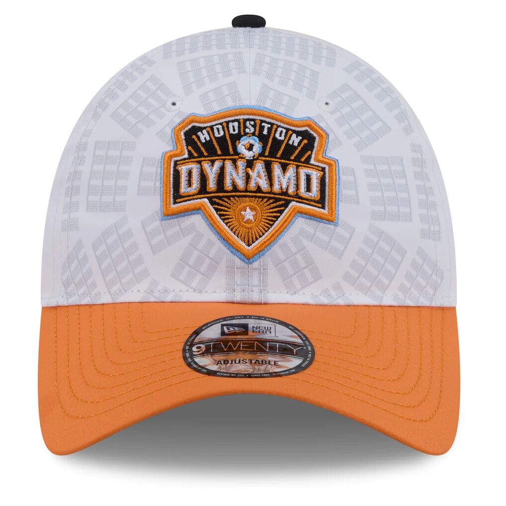 Houston Dynamo FC New Era Youth 2026 Third Jersey Hook 9TWENTY Adjustable Hat - White/Orange