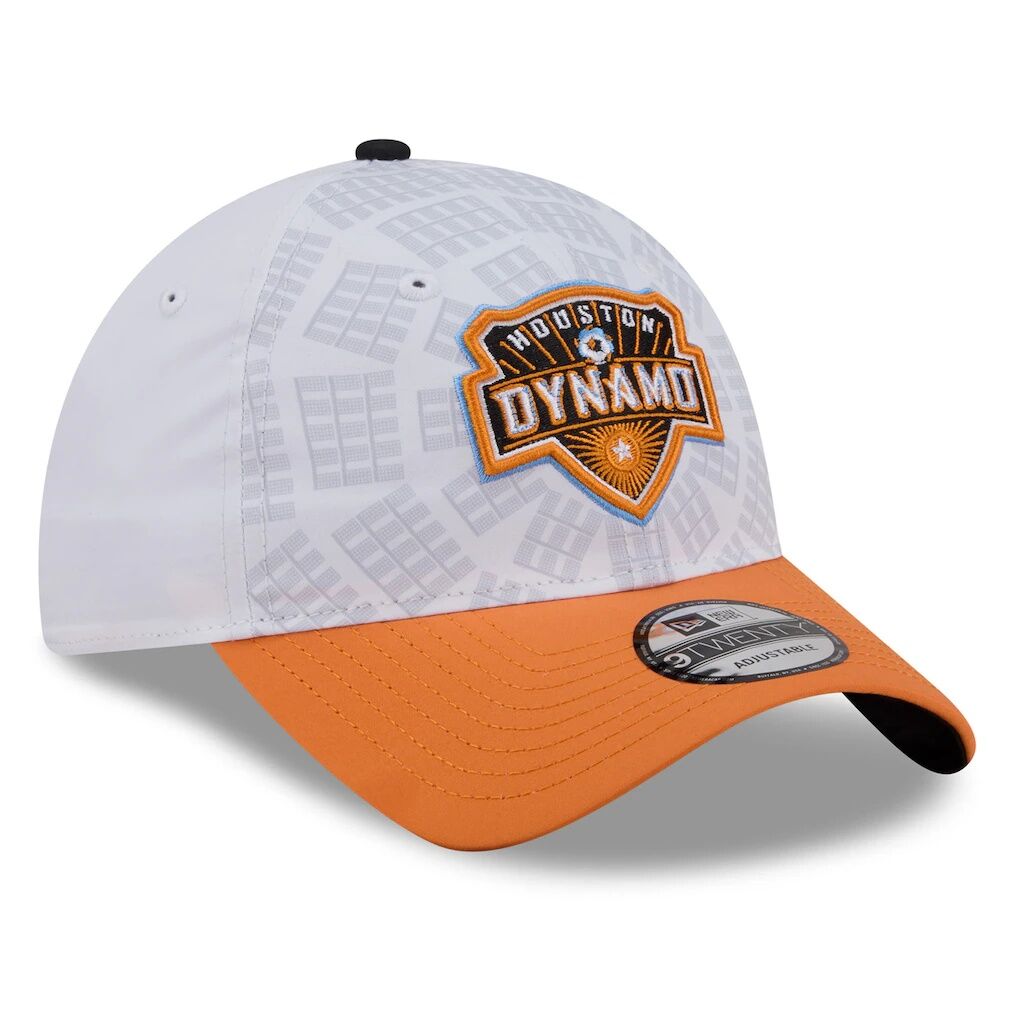 Houston Dynamo FC New Era 2026 Third Jersey Hook 9TWENTY Adjustable Hat - White/Orange