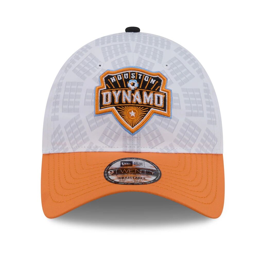 Houston Dynamo FC New Era 2026 Third Jersey Hook 9TWENTY Adjustable Hat - White/Orange