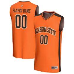 Oklahoma State Cowboys GameDay Greats Unisex Lightweight Collegiate Men's Basketball NIL Pick-A-Player Fashion Jersey - Orange - Front View