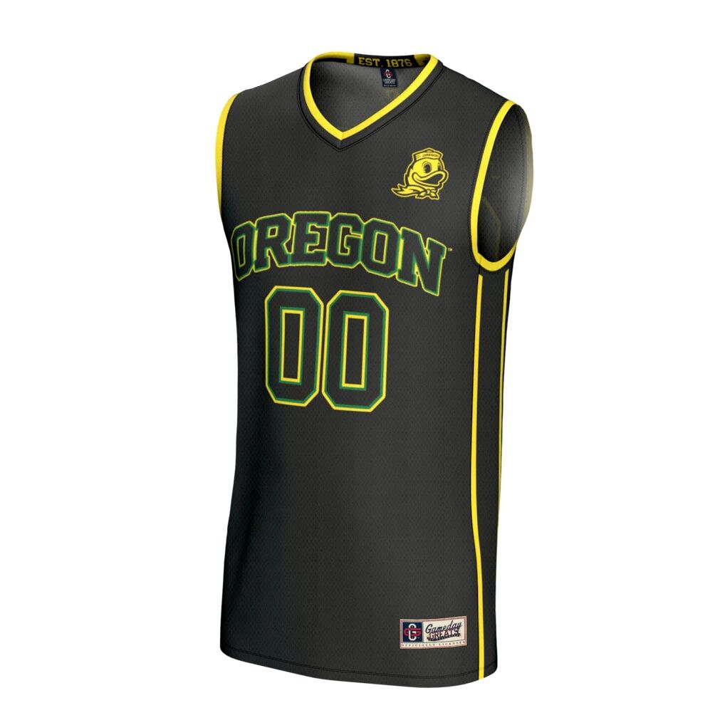 Oregon Ducks GameDay Greats Unisex Lightweight Collegiate Men's Basketball NIL Pick-A-Player Fashion Jersey