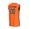 Oklahoma State Cowboys GameDay Greats Youth Lightweight Collegiate Men's Basketball NIL Pick-A-Player Fashion Jersey - Orange - Detail View