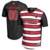 Rutgers Scarlet Knights GameDay Greats Youth Collegiate Women's Soccer Lightweight NIL Pick-A-Player Fashion Jersey - Black - Front View
