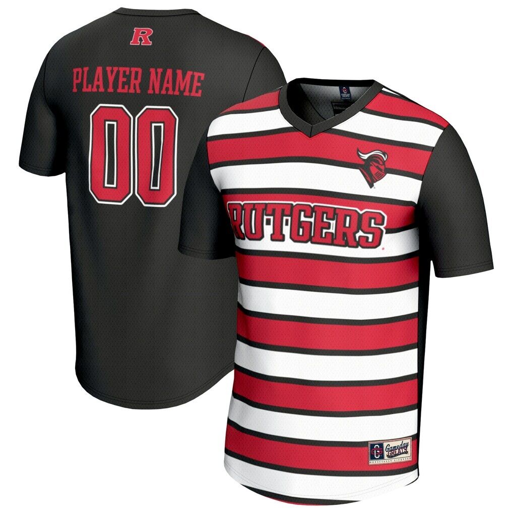 Rutgers Scarlet Knights GameDay Greats Youth Collegiate Women's Soccer Lightweight NIL Pick-A-Player Fashion Jersey