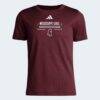 Mississippi State Bulldogs adidas Youth AEOROREADY Pre-Game T-Shirt - Red - Front View