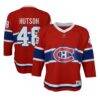 Lane Hutson Montreal Canadiens Outerstuff Youth Home Replica Jersey - Red - Front View