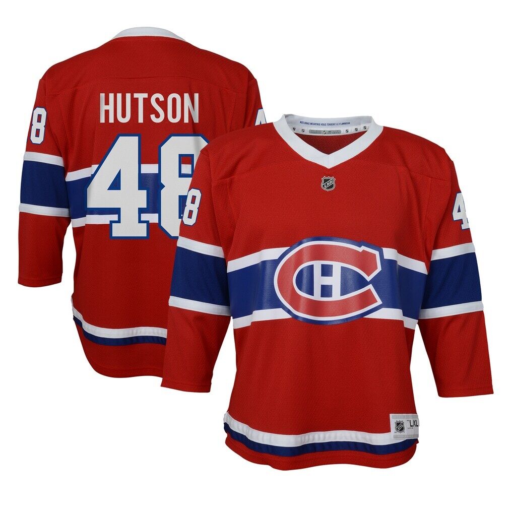 Lane Hutson Montreal Canadiens Outerstuff Youth Home Replica Jersey