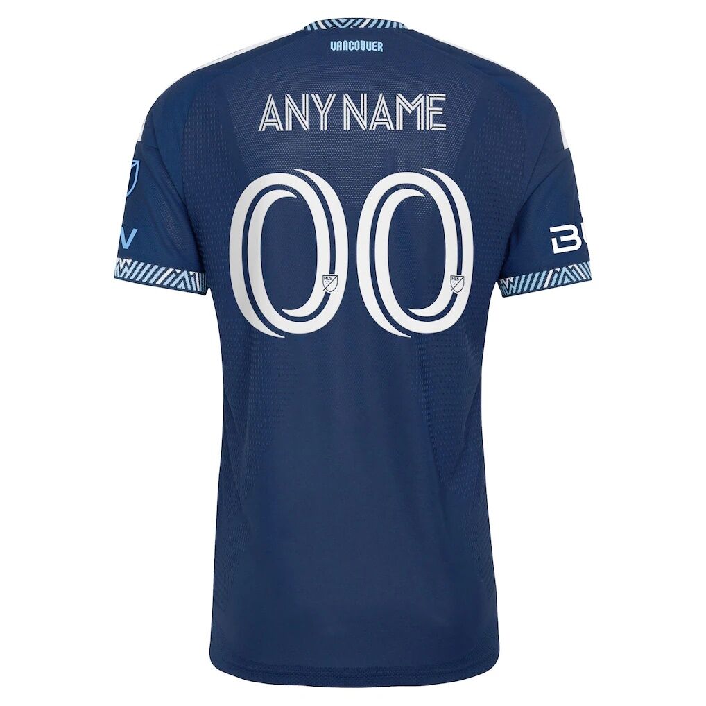 Vancouver Whitecaps FC adidas 2026 The Coastal On-Field Authentic Patch Custom Jersey