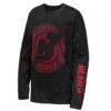 New Jersey Devils Outerstuff Youth Regroup & Reset Long Sleeve T-Shirt - Black - Side View