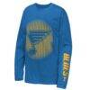 St. Louis Blues Outerstuff Youth Regroup & Reset Long Sleeve T-Shirt - Blue - Side View