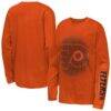 Philadelphia Flyers Outerstuff Youth Regroup & Reset Long Sleeve T-Shirt - Orange - Front View