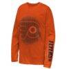 Philadelphia Flyers Outerstuff Youth Regroup & Reset Long Sleeve T-Shirt - Orange - Side View