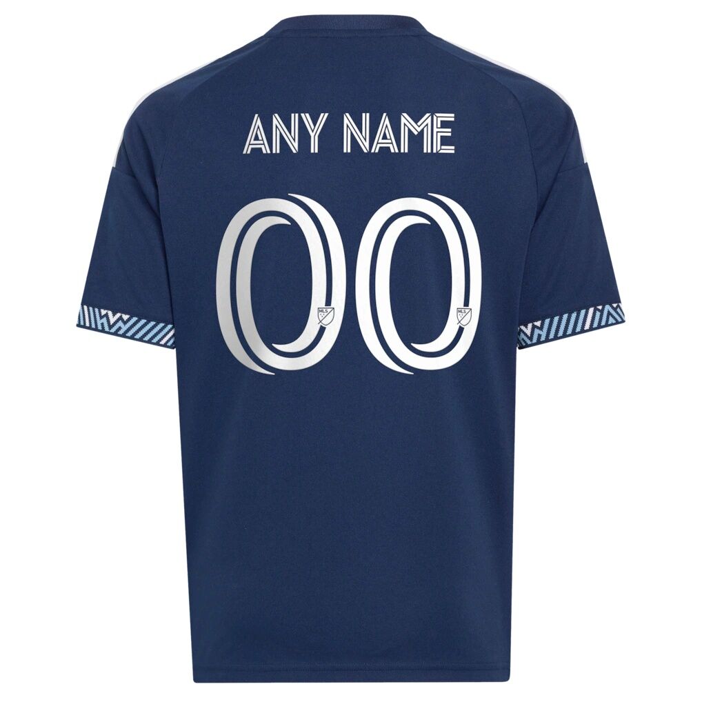 Vancouver Whitecaps FC adidas Youth 2026 The Coastal Jersey Replica Custom Jersey