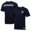 Chicago Fire Sport Design Sweden 2026 Archive Heavyweight Relaxed T-Shirt - Navy - Front View