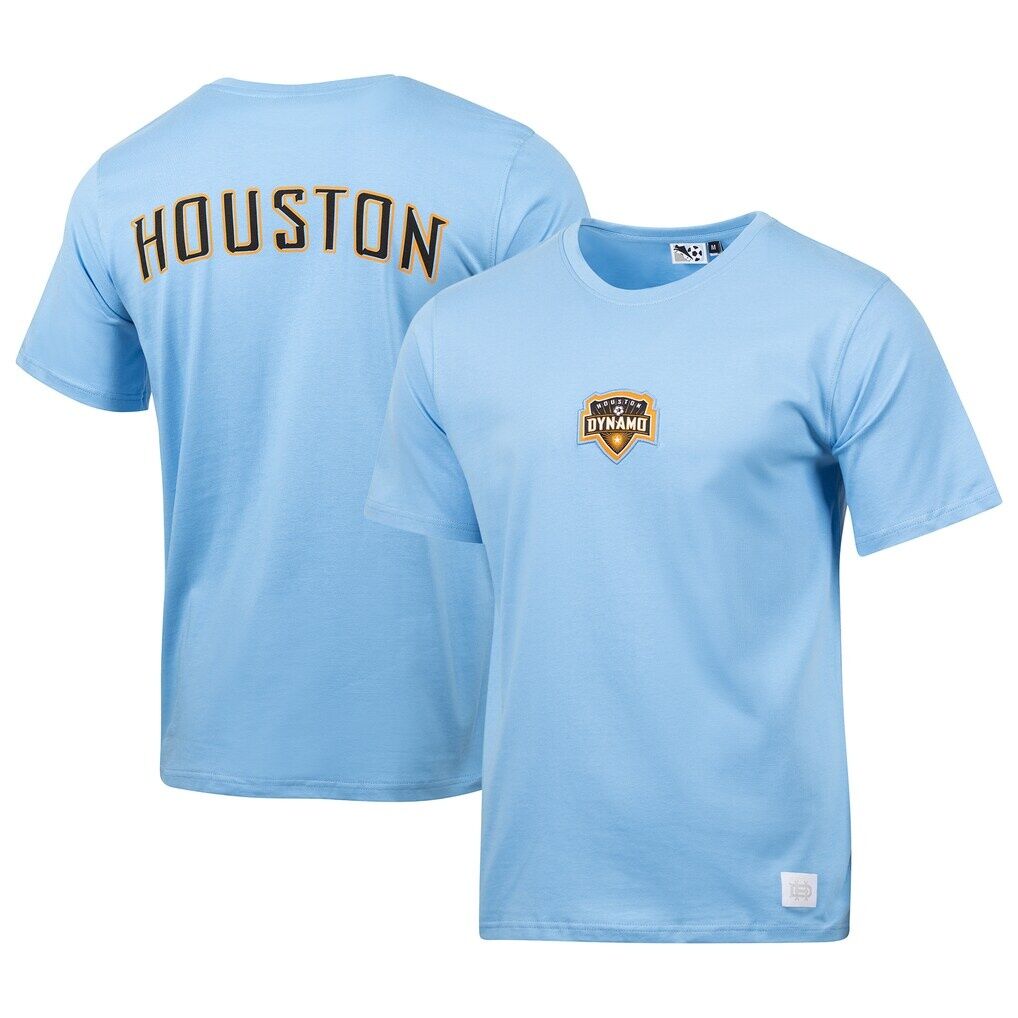 Houston Dynamo FC Sport Design Sweden 2026 Archive Heavyweight Relaxed T-Shirt - Light Blue