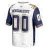Montana State Bobcats GameDay Greats Youth 2025 NCAA FCS Football National Champions Commemorative Fashion Jersey - White - Front View