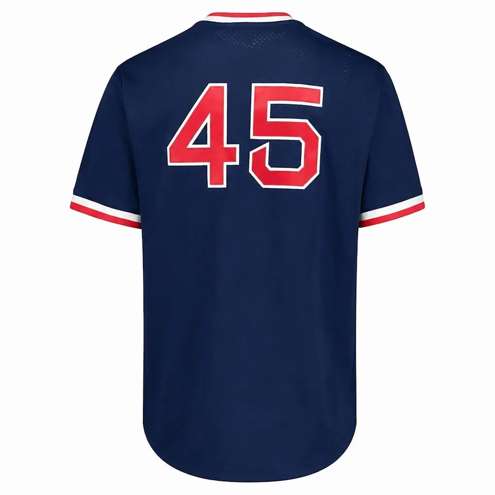 Pedro Martinez Boston Red Sox Mitchell & Ness Big & Tall Cooperstown Mesh Batting Practice Jersey
