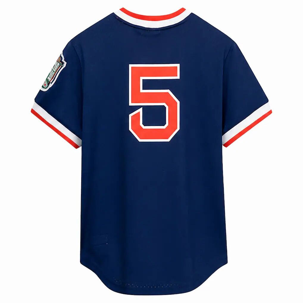 Nomar Garciaparra Boston Red Sox Mitchell & Ness Big & Tall Cooperstown Mesh Batting Practice Jersey