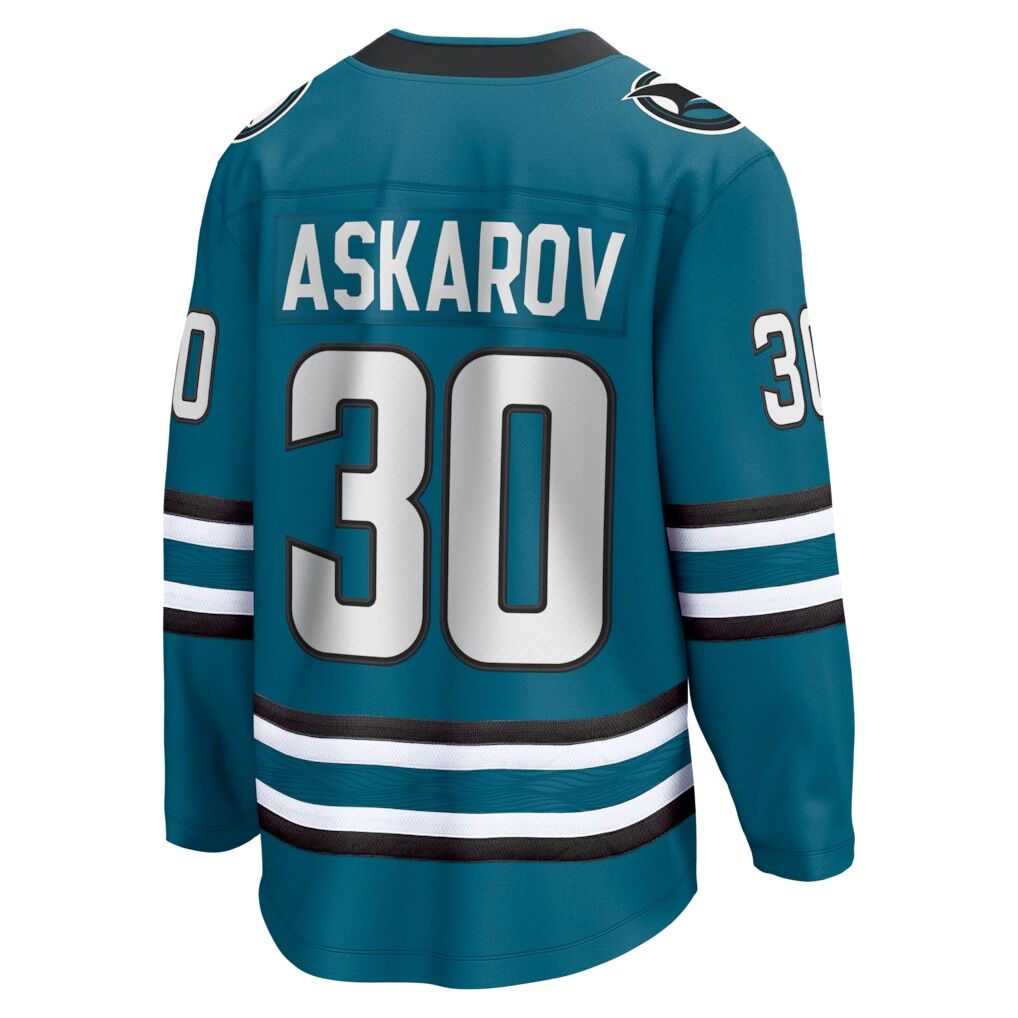 Yaroslav Askarov San Jose Sharks Fashion7 Home Breakaway Jersey