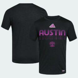 Austin FC adidas 2026 Archive Jersey Hook T-Shirt - Black - Front View