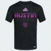 Austin FC adidas 2026 Archive Jersey Hook T-Shirt - Black - Side View