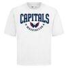 Washington Capitals Levelwear Luxe Signature Knit T-Shirt - White - Side View