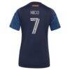 Nicolás Fernández Mercau New York City FC adidas Women's 2026 The All Nations Kit Replica Jersey - Blue - Detail View