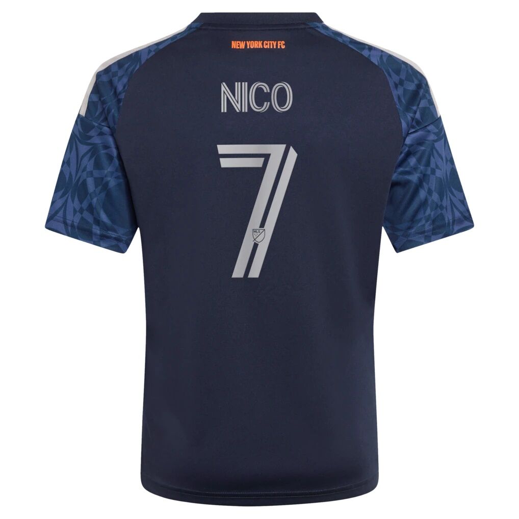 Nicolás Fernández Mercau New York City FC adidas Youth 2026 The All Nations Kit Replica Jersey