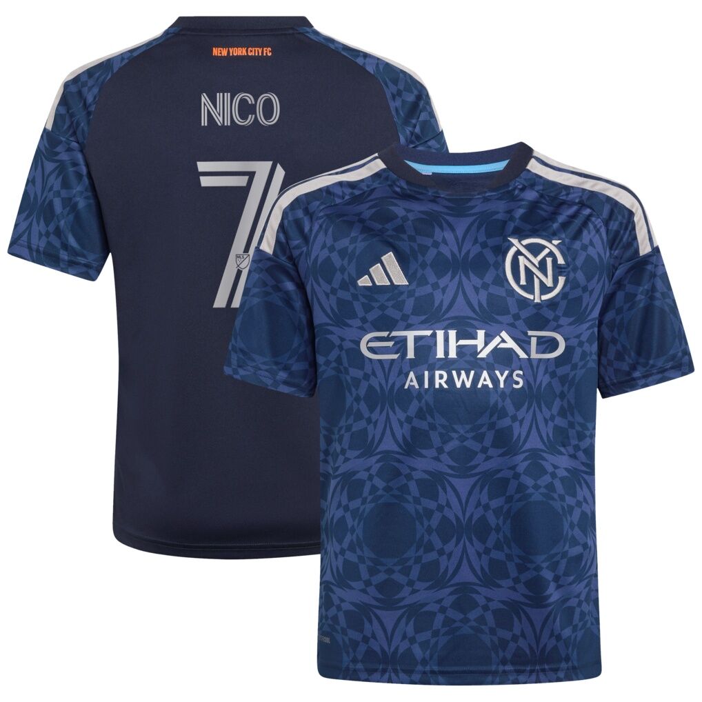 Nicolás Fernández Mercau New York City FC adidas Youth 2026 The All Nations Kit Replica Jersey