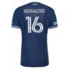 Sebastian Berhalter Vancouver Whitecaps FC adidas 2026 The Coastal Jersey On-Field Authentic Patch Jersey - Blue - Detail View